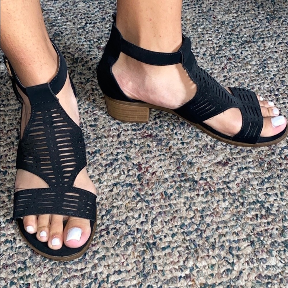 Black sandals